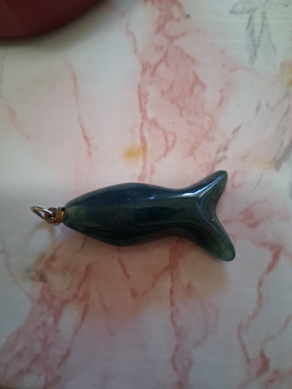 Necklace Pendant Jade Fish